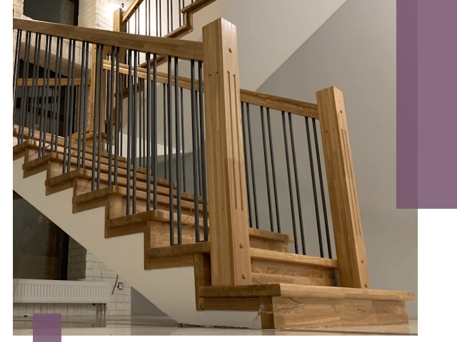 Реставрация деревянных и металлических лестниц в Рубцовске