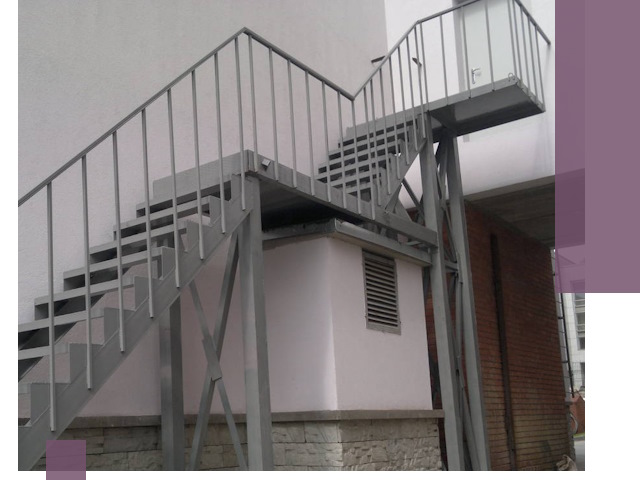 Монтаж пожарных лестниц под ключ в Рубцовске с гарантией качества