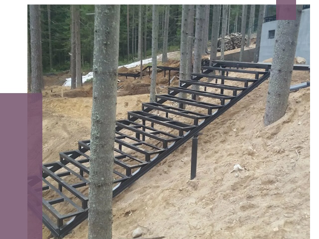 Монтаж металлических лестниц в Рубцовске от 13400 руб. 