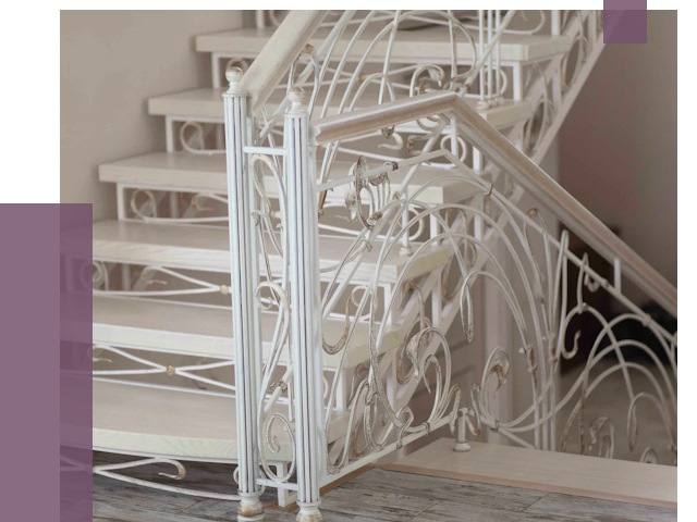 Изготовление кованых лестниц на заказ в Рубцовске от 85961 руб. | ПРОЛЁТ-Рбц