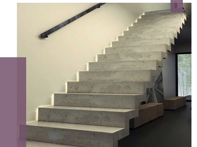 Облицовка бетонных лестниц в Рубцовске от 4551 руб/м2