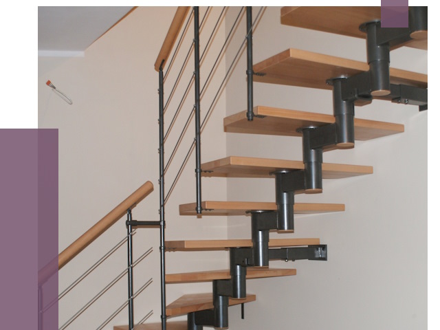 Изготовление модульных лестниц в Рубцовске от 11377 руб. 