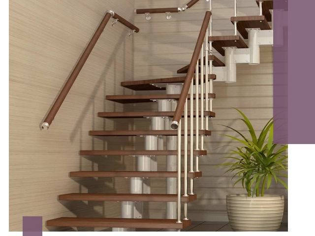 Изготовление модульных лестниц под ключ в Рубцовске