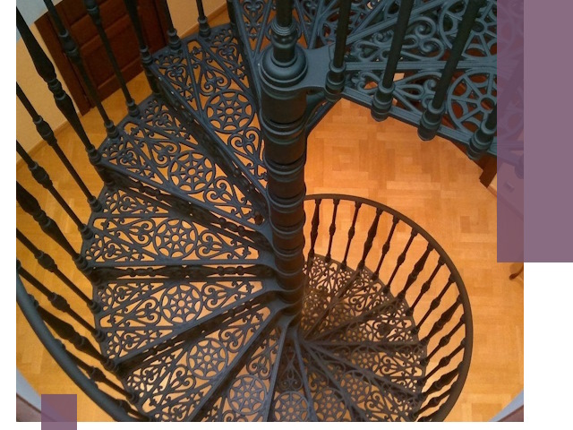 Винтовые лестницы под ключ в Рубцовске: производство и монтаж