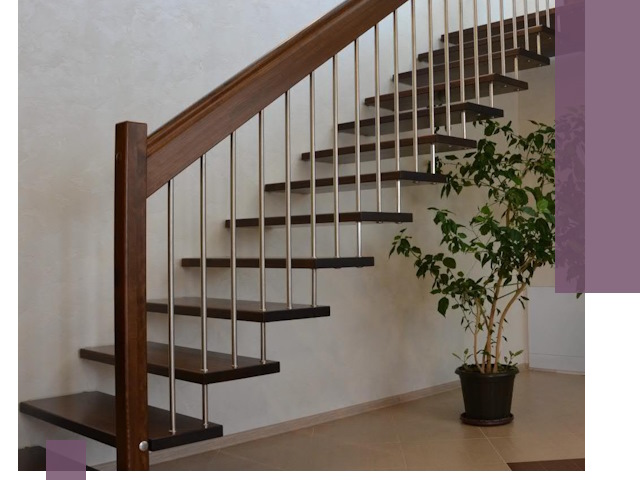 Лестницы на больцах под ключ в Рубцовске – изготовление и монтаж