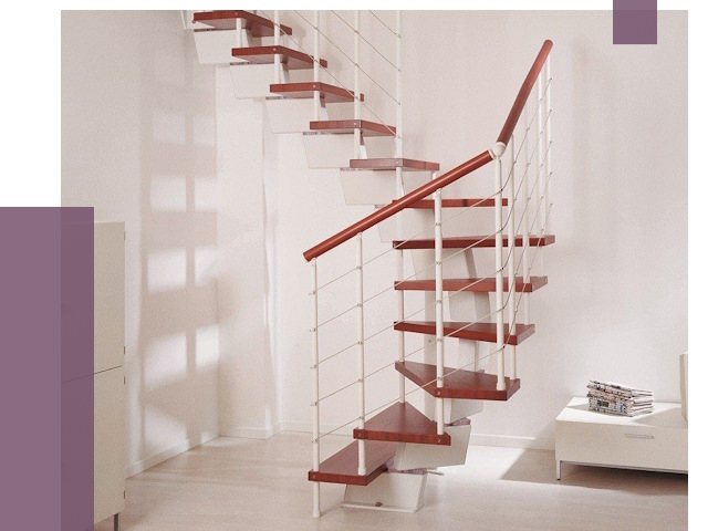 Изготовление лестниц на больцах в Рубцовске от 9607 руб. | ПРОЛЁТ-Рбц