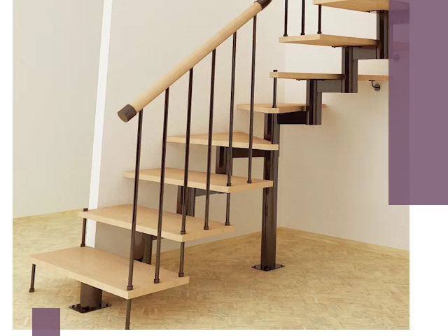 Монтаж лестниц на больцах в Рубцовске — быстро и надежно