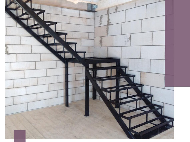 Лестницы на металлокаркасе под ключ в Рубцовске — изготовление и монтаж