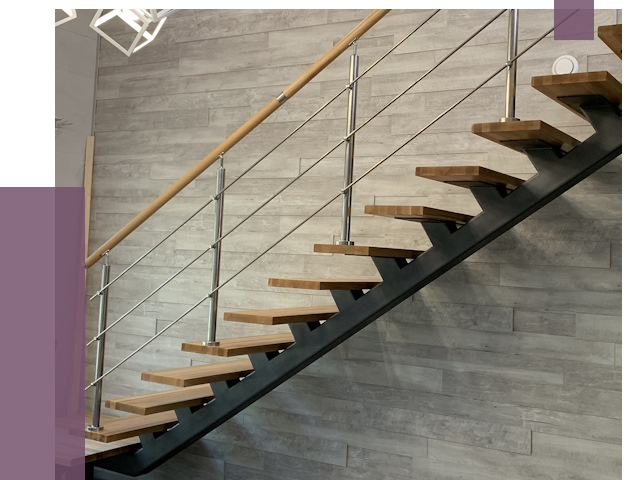 Изготовление лестниц на монокосоуре в Рубцовске от 75342 руб. 