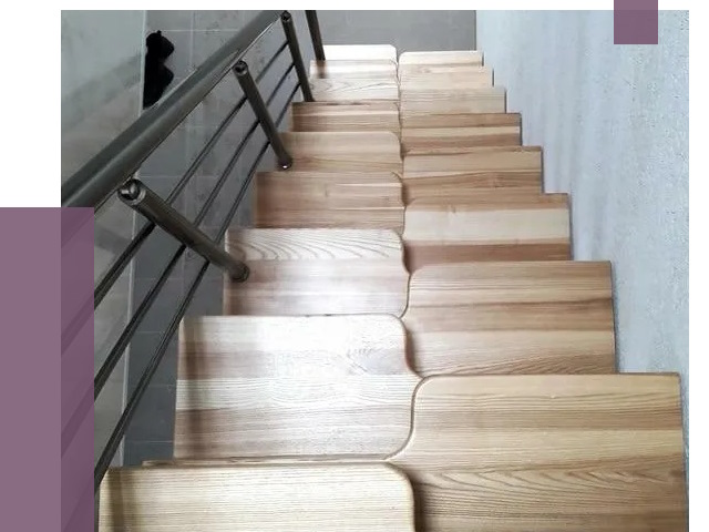 Лестницы гусиный шаг в Рубцовске от 12894 руб. под ключ | ПРОЛЁТ-Рбц