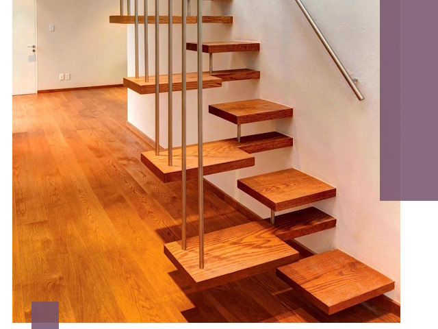 Лестницы «гусиный шаг» на заказ в Рубцовске для узких пространств