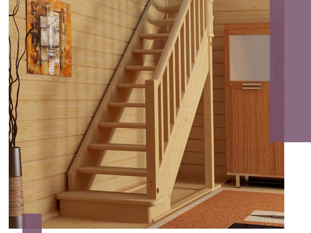 Лестницы эконом класса под ключ в Рубцовске — недорого и быстро