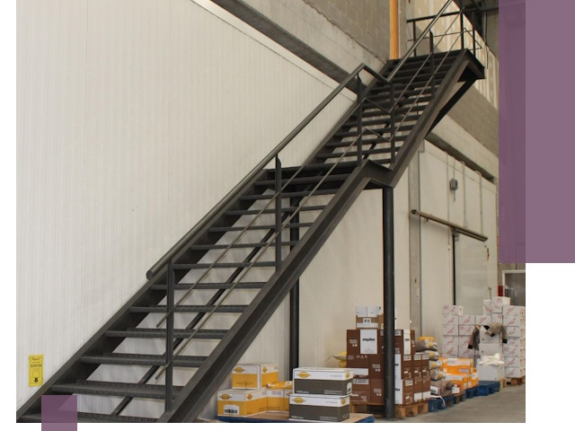 Лестницы для производства в Рубцовске — изготовление и монтаж
