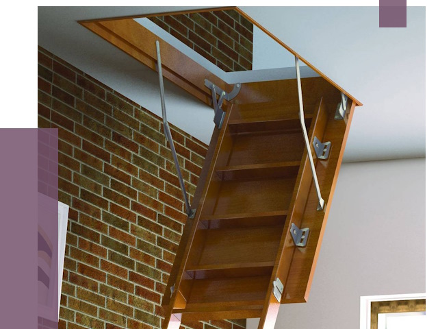 Установка чердачной лестницы в Рубцовске от 7736 руб. | ПРОЛЁТ-Рбц