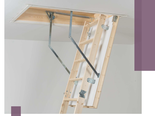 Установка чердачной лестницы под ключ в Рубцовске