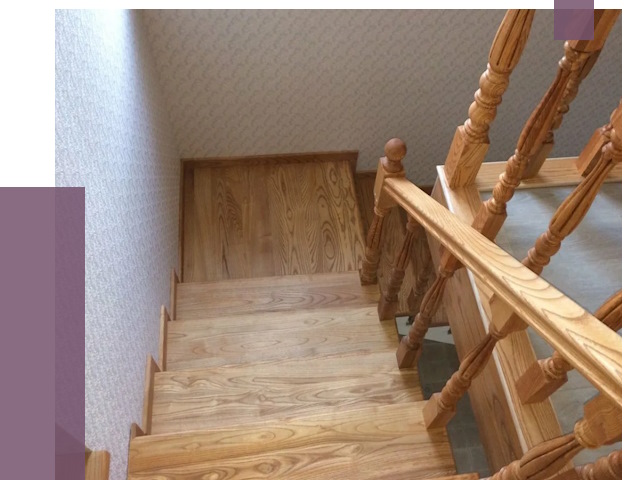 Сосновые лестницы в Рубцовске под ключ от 7989 руб.  | ПРОЛЁТ-Рбц