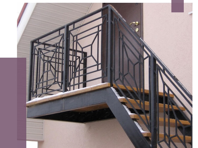 Металлические перила в Рубцовске от 4247 руб.  | ПРОЛЁТ-Рбц
