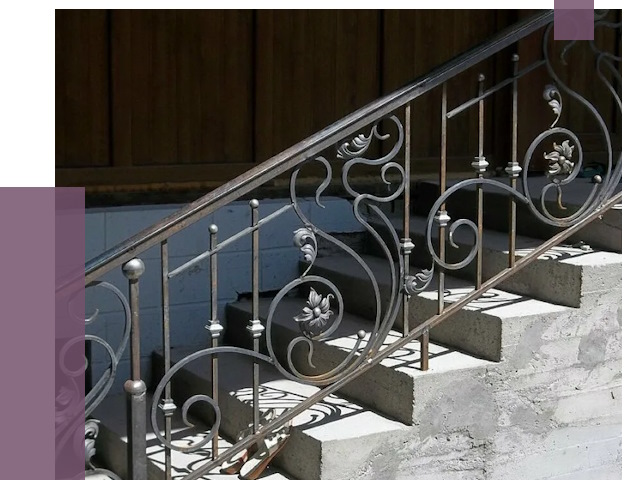 Кованые перила в Рубцовске от 8596 руб. под ключ — качество от ПРОЛЁТ-Рбц