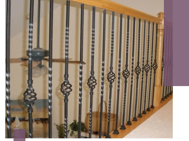 Изготовление и монтаж кованных перил в Рубцовске под ключ