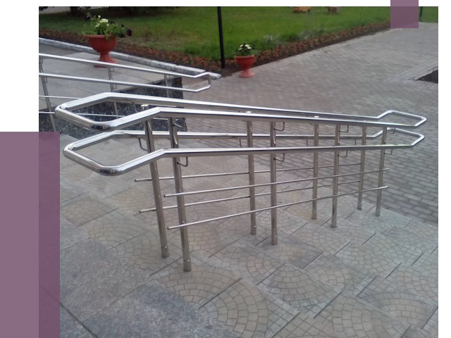 Перила для инвалидов в Рубцовске от 7504 руб. под ключ | ПРОЛЁТ-Рбц