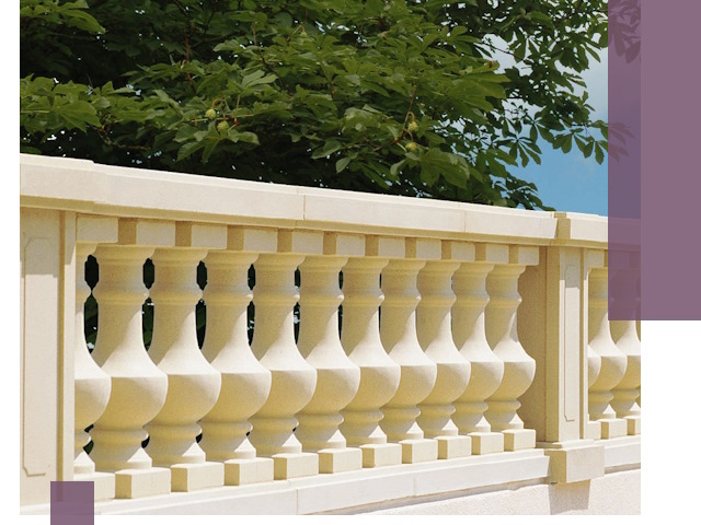 Установка балюстрады в Рубцовске: изготовление и монтаж под ключ