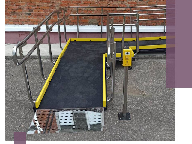 Изготовление наклонных пандусов для инвалидов в Рубцовске