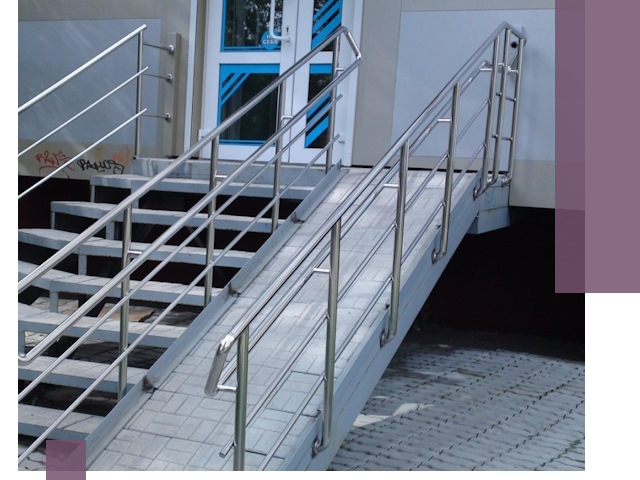 Пандус на крыльцо под ключ в Рубцовске: монтаж и изготовление