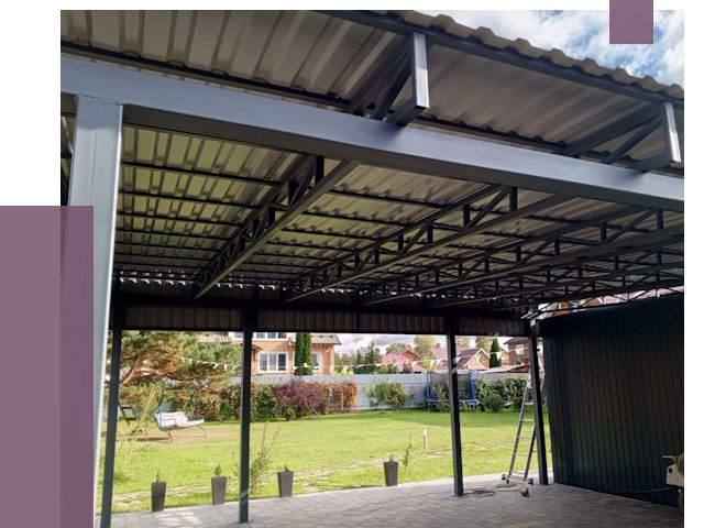 Монтаж навесов в Рубцовске от 7281 руб. — установка навеса | ПРОЛЁТ-Рбц