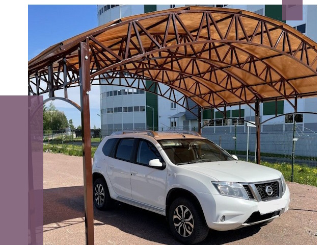 Недорогие навесы в Рубцовске от 42475 руб.  | ПРОЛЁТ-Рбц