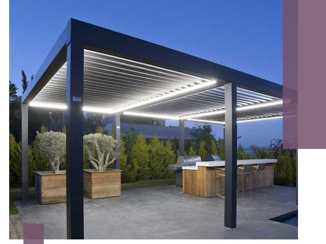 Навесы отдельно стоящие под ключ в Рубцовске из металла и поликарбоната