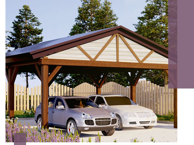 Навесы для автомобиля в Рубцовске — изготовление и монтаж