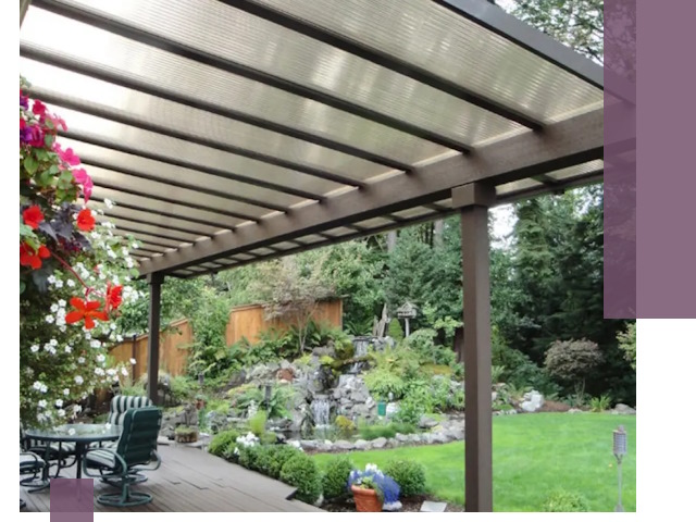 Навесы из поликарбоната под ключ в Рубцовске быстро и надёжно