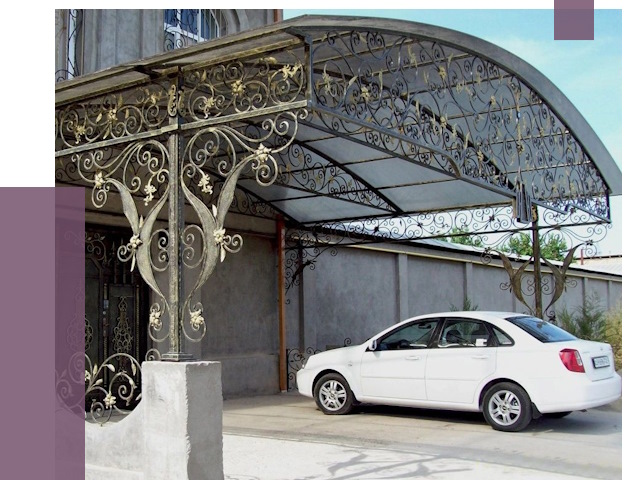 Кованые навесы в Рубцовске от 14411 руб. | ПРОЛЁТ-Рбц