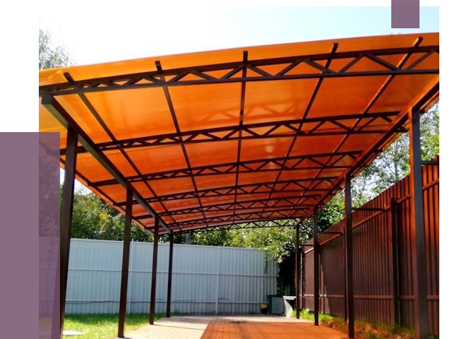 Односкатные навесы под ключ в Рубцовске от 12995 руб. 