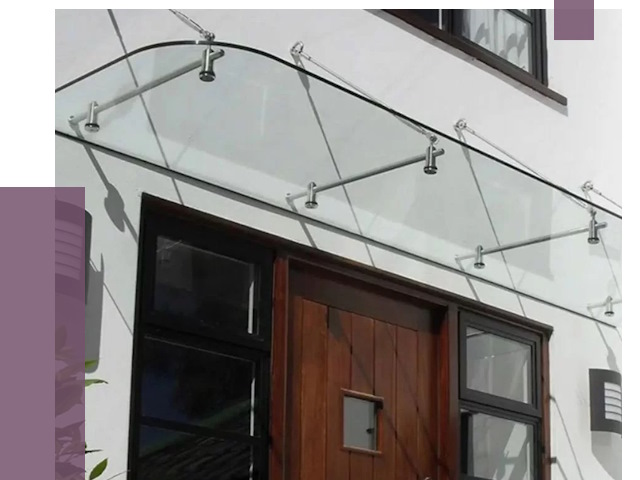 Стеклянные козырьки в Рубцовске от 18709 руб. | ПРОЛЁТ-Рбц