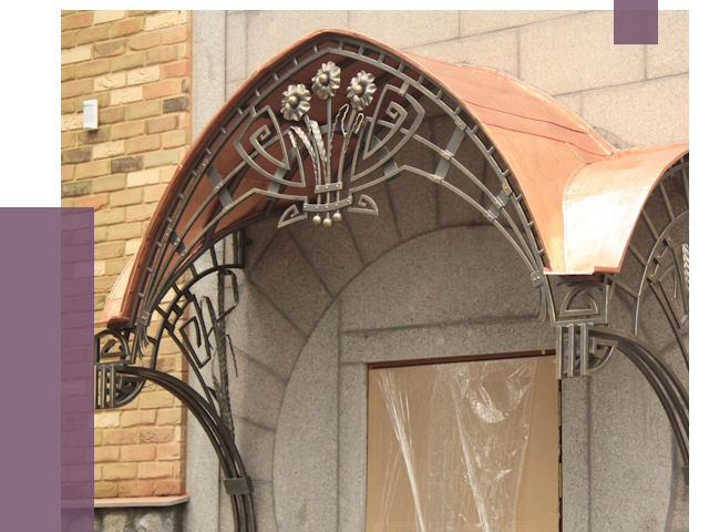 Арочные козырьки в Рубцовске от 14411 руб. 