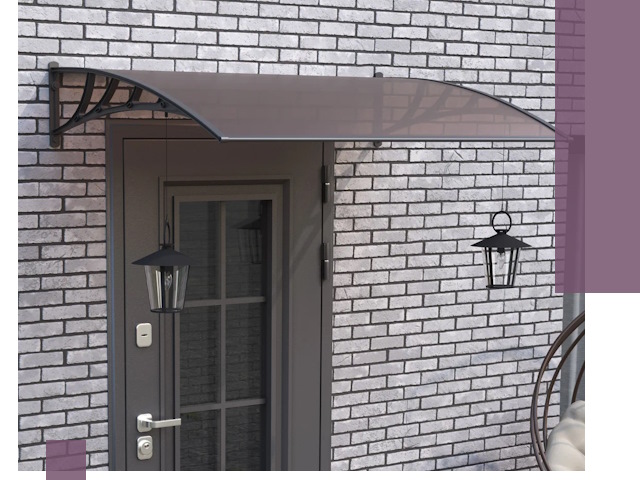 Недорогие козырьки и навесы под ключ в Рубцовске