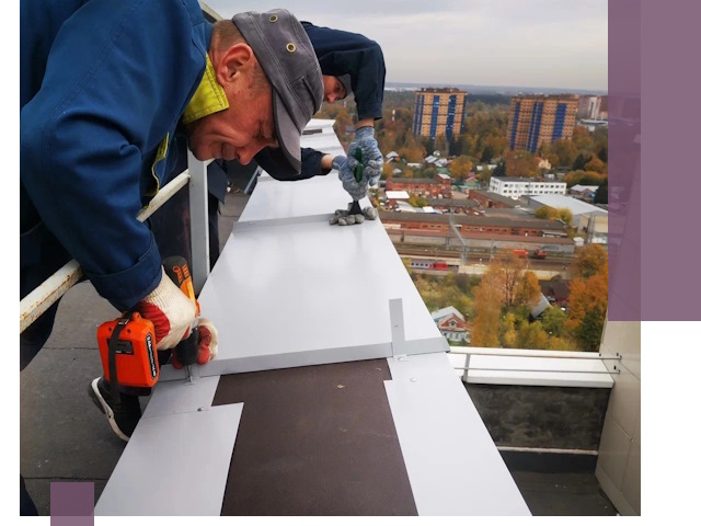 Монтаж парапетов в Рубцовске — установка прочных металлических ограждений