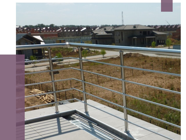 Парапеты из нержавеющей стали в Рубцовске от 7888 руб. за м² | ПРОЛЁТ-Рбц