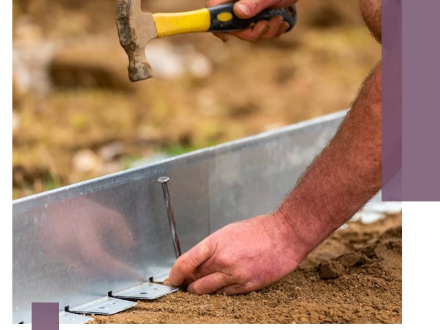 Монтаж металлических бордюров в Рубцовске быстро и качественно