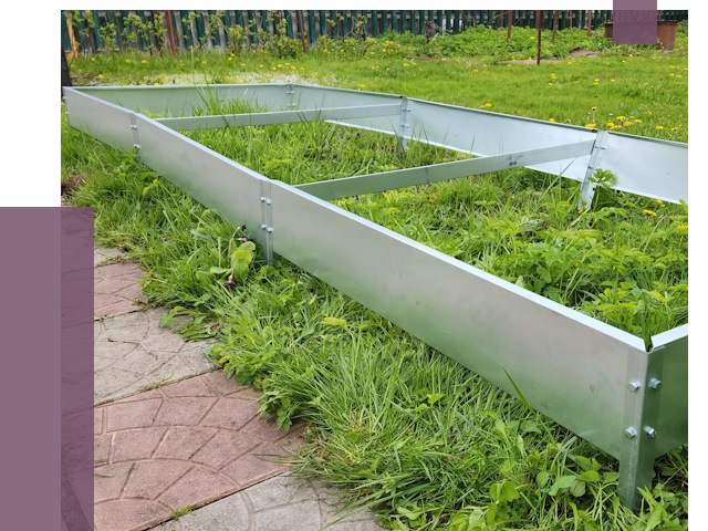 Металлические бордюры для грядок в Рубцовске от 1770 руб. 