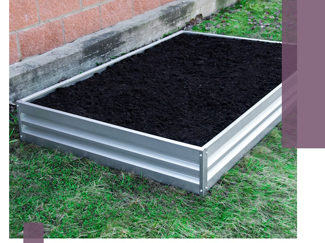 Металлические бордюры для грядок в Рубцовске: прочность и аккуратность