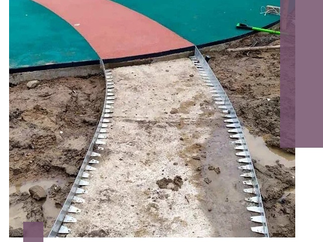 Металлические бордюры для дорожек в Рубцовске — монтаж и изготовление