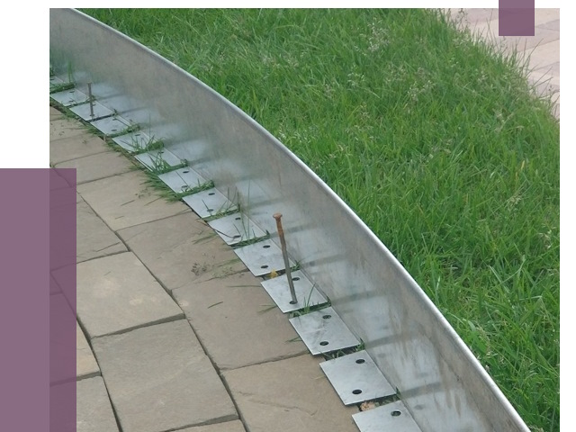 Металлические бордюры для тротуаров в Рубцовске от 8596 руб.