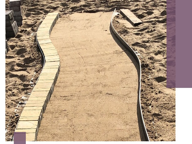 Металлические бордюры для тротуаров в Рубцовске — прочные и долговечные