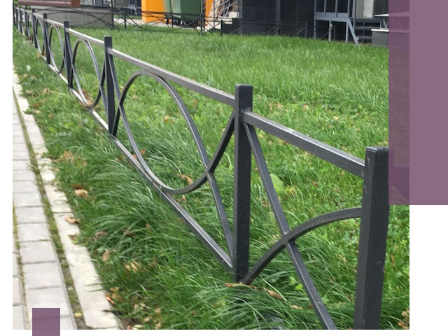 Газонные ограждения из металла в Рубцовске — монтаж и продажа