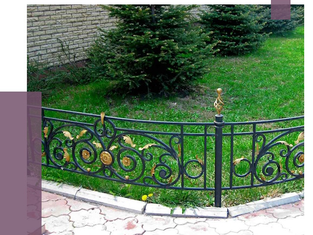 Кованые газонные ограждения в Рубцовске от 7534 руб. — ПРОЛЁТ-Рбц