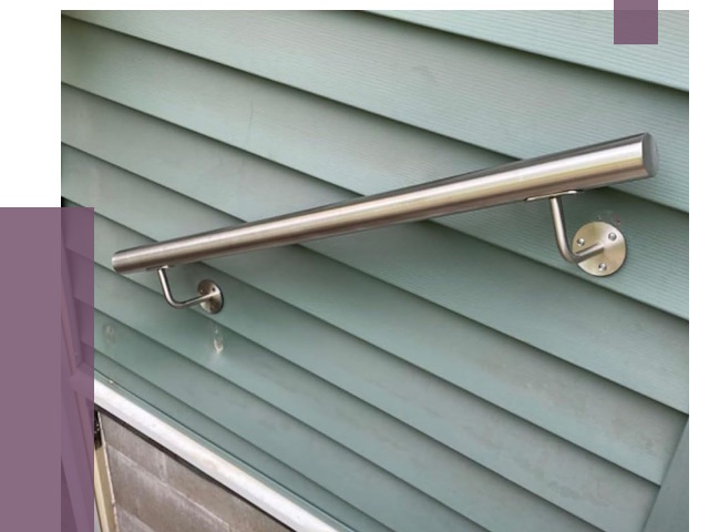 Поручни из нержавеющей стали в Рубцовске от 7585 руб.  | ПРОЛЁТ-Рбц