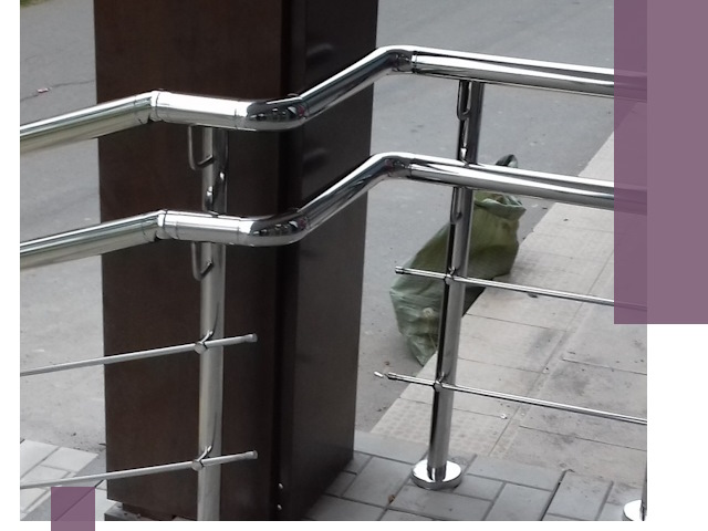 Монтаж поручней из нержавеющей стали в Рубцовске качественно и быстро